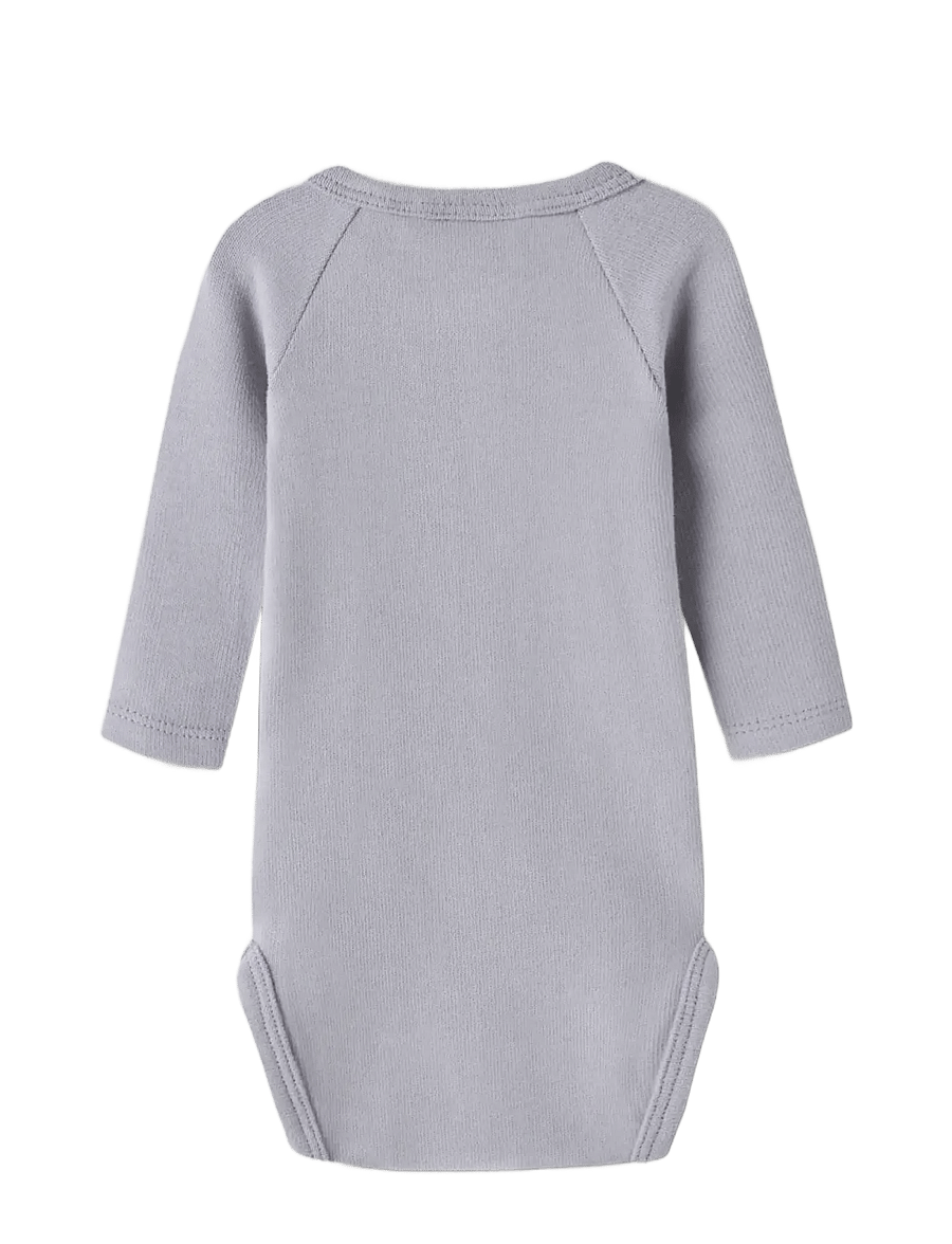 Lil'Atelier - NBMLUNO LS SLIM BODY LIL - pikkade varrukatega bodid - sleet - 1
