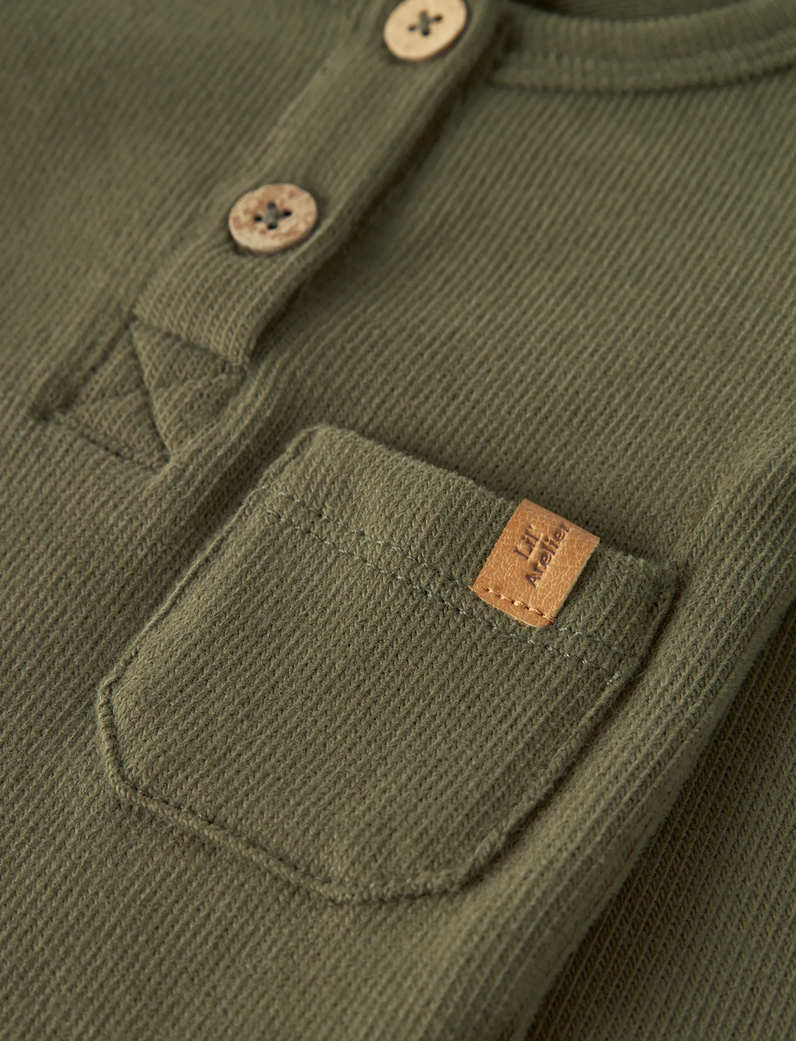 Lil'Atelier - NBMLUNO LS SLIM BODY LIL - pikkade varrukatega bodid - winter moss - 2