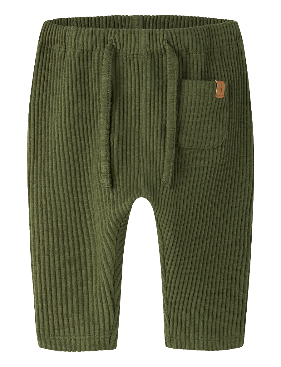 Lil'Atelier - NBMRAJO MAN LOOSE PANT LIL - beebipüksid - cypress - 0