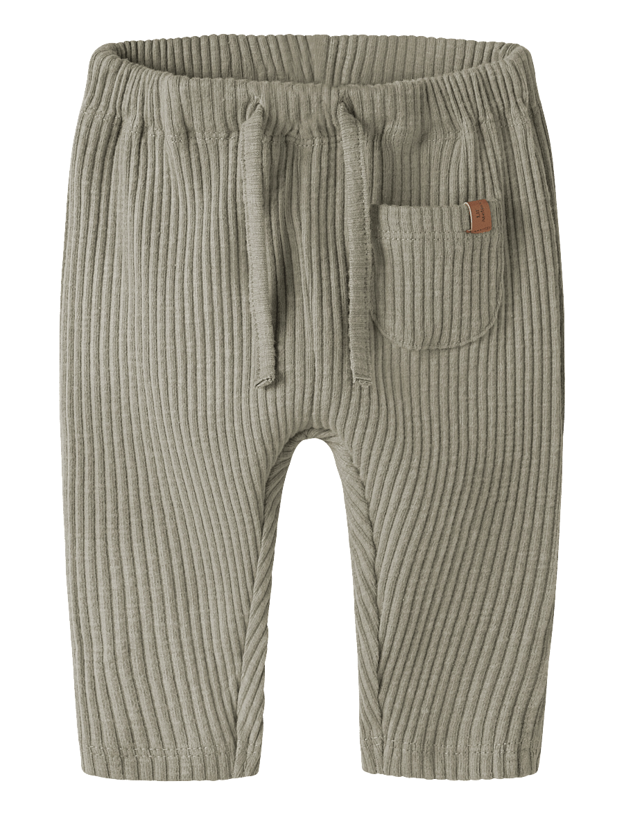 Lil'Atelier - NBMRAJO MAN LOOSE PANT LIL - babyhosen - moss gray - 0