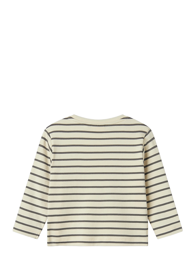 Lil'Atelier - NMMLIMIA LS LOOSE TOP LIL NOOS - pikkade varrukatega t-särgid - turtledove - 1