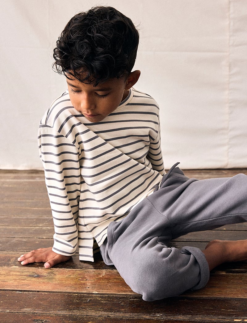 Lil'Atelier - NMMLIMIA LS LOOSE TOP LIL NOOS - pikkade varrukatega t-särgid - turtledove - 2