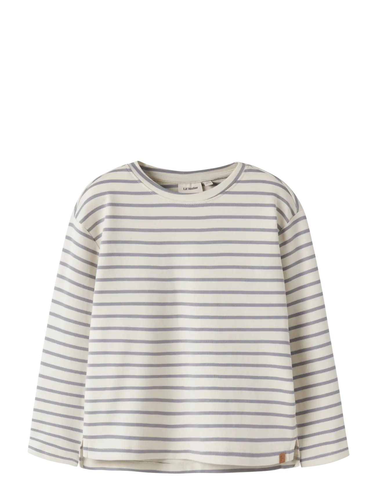 Lil'Atelier NMMLIMIA LS LOOSE TOP LIL NOOS - Kleding - TURTLEDOVE / cream