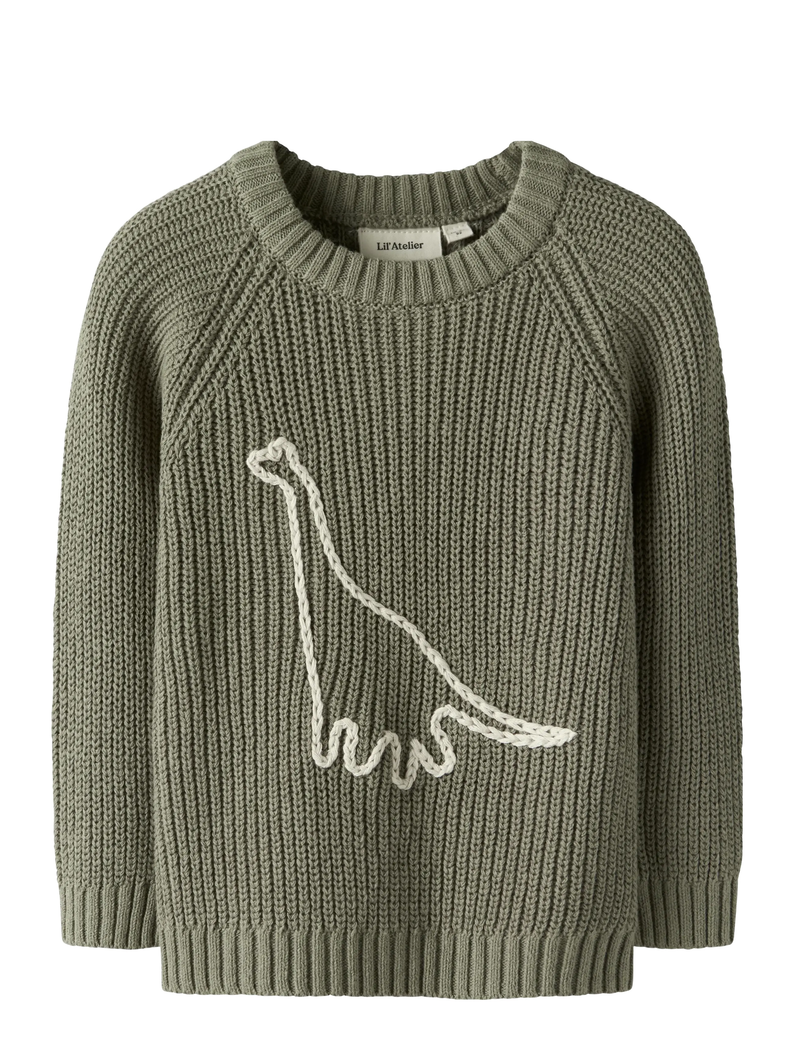 Lil'Atelier - NMMEMLEN EMB KNIT LIL - overland trek - 1
