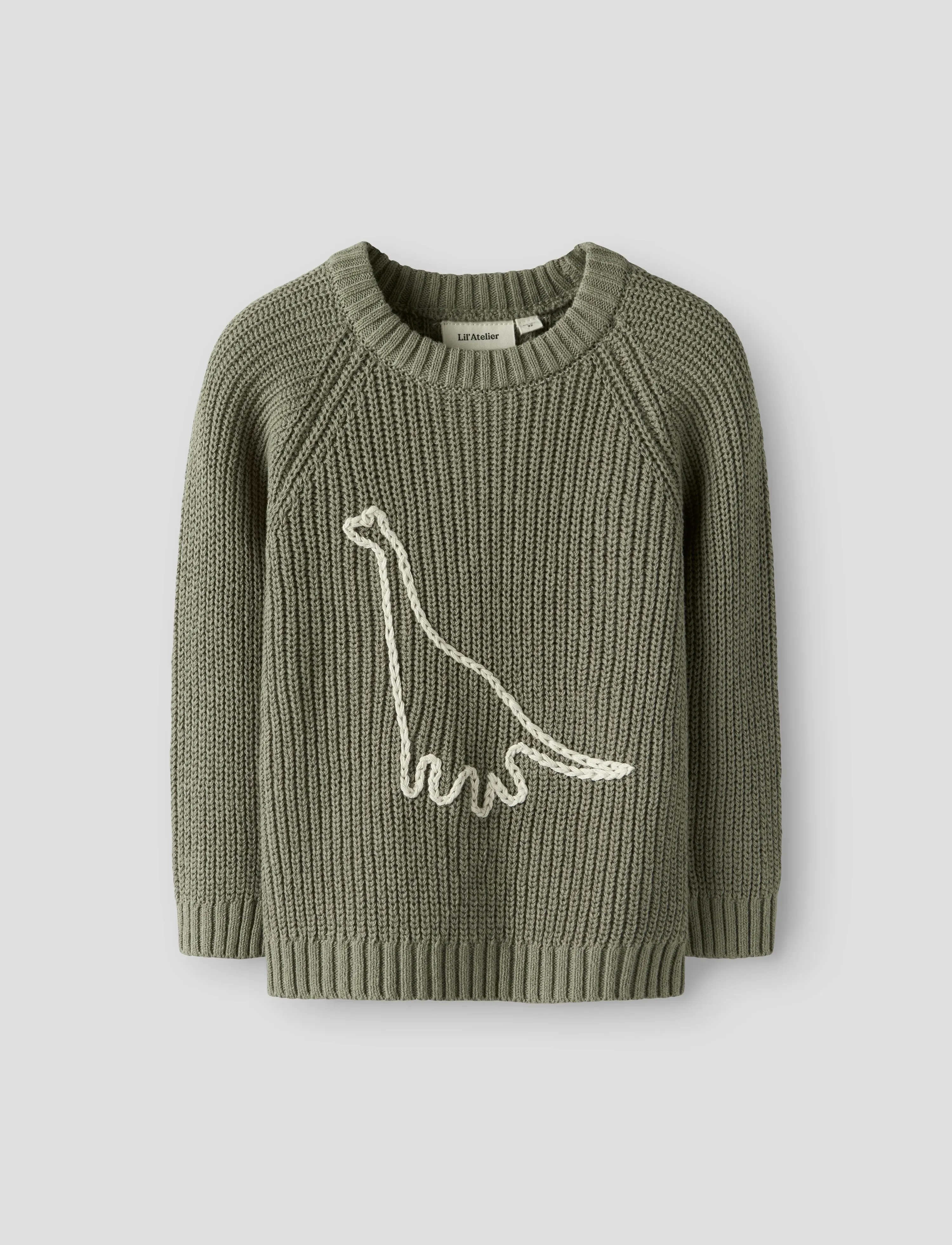 Lil'Atelier - NMMEMLEN EMB KNIT LIL - overland trek - 3