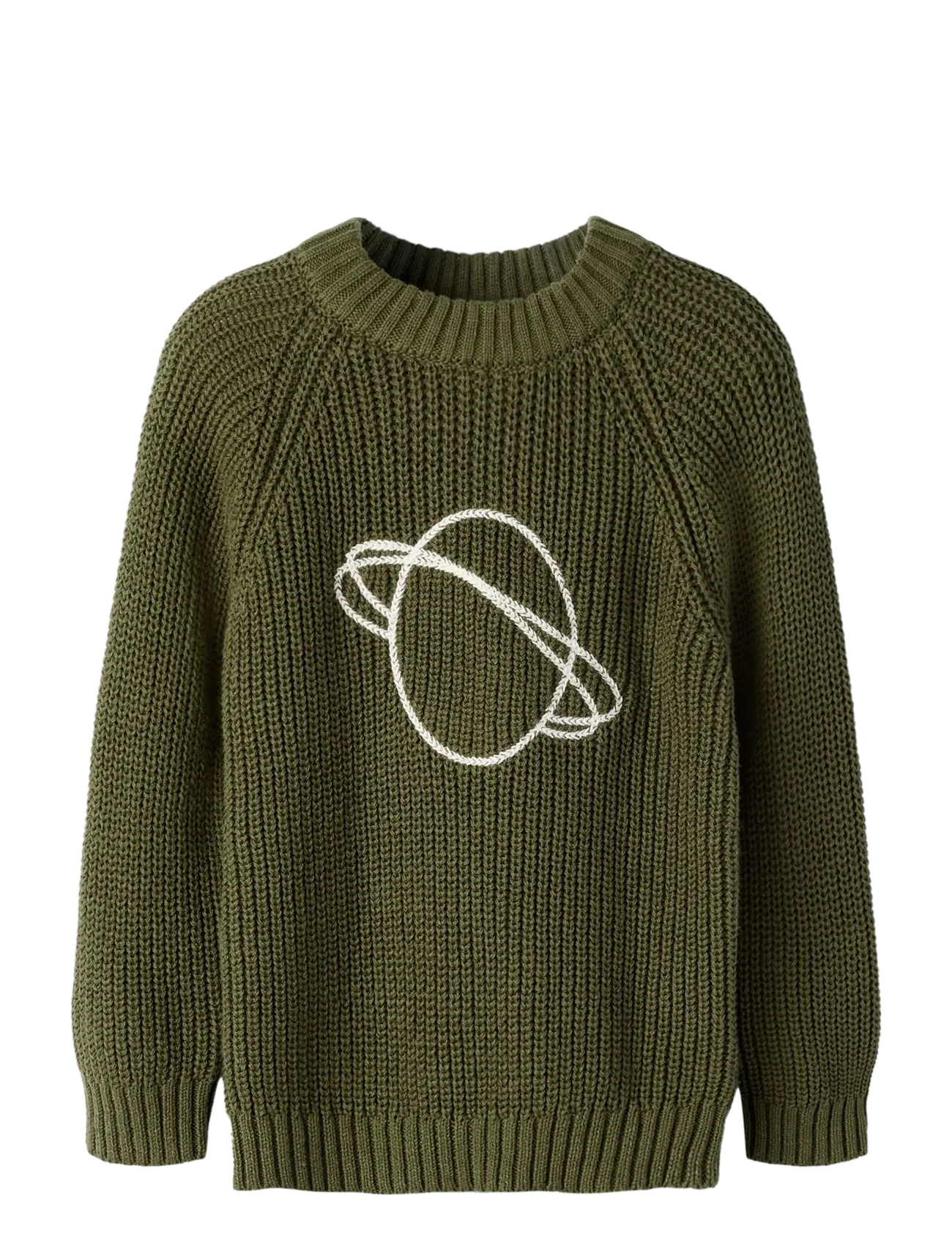 Lil'Atelier NMMEMLEN EMB KNIT LIL - Baby 0 -2 years - WINTER MOSS / khaki/green