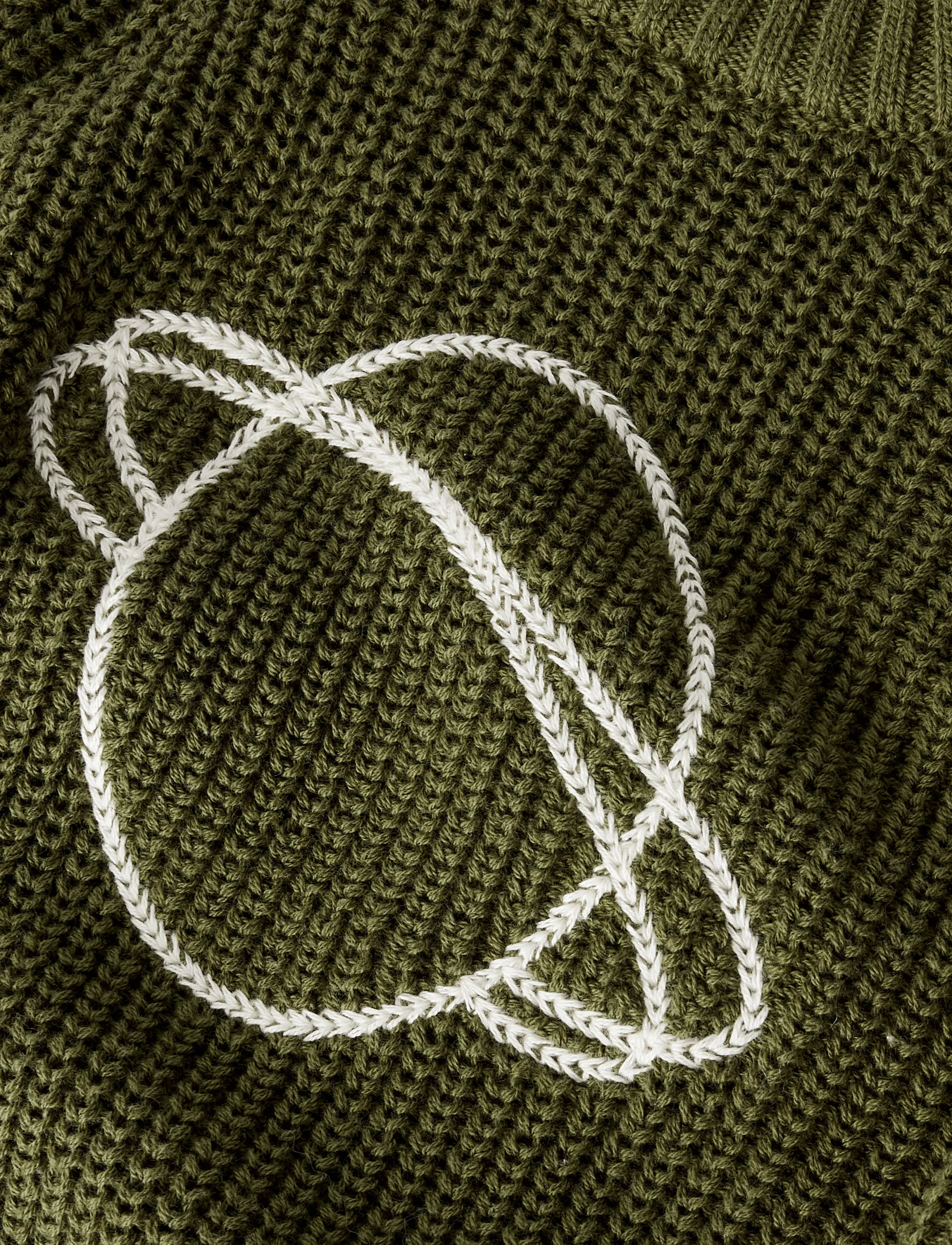 Lil'Atelier - NMMEMLEN EMB KNIT LIL - winter moss - 4