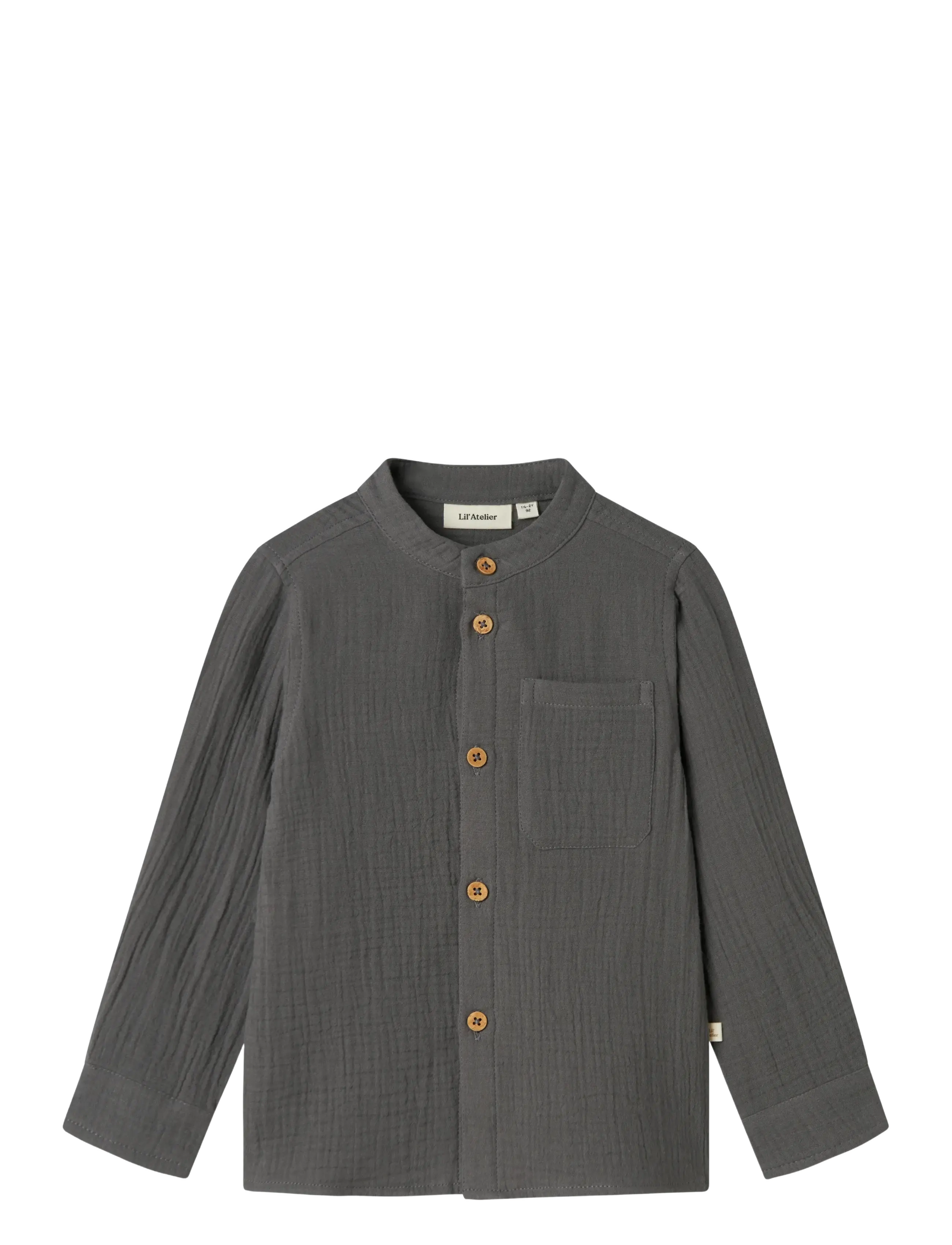 Lil'Atelier NMMLOROS LS SHIRT LIL - Riided - POPPY SEED / brown