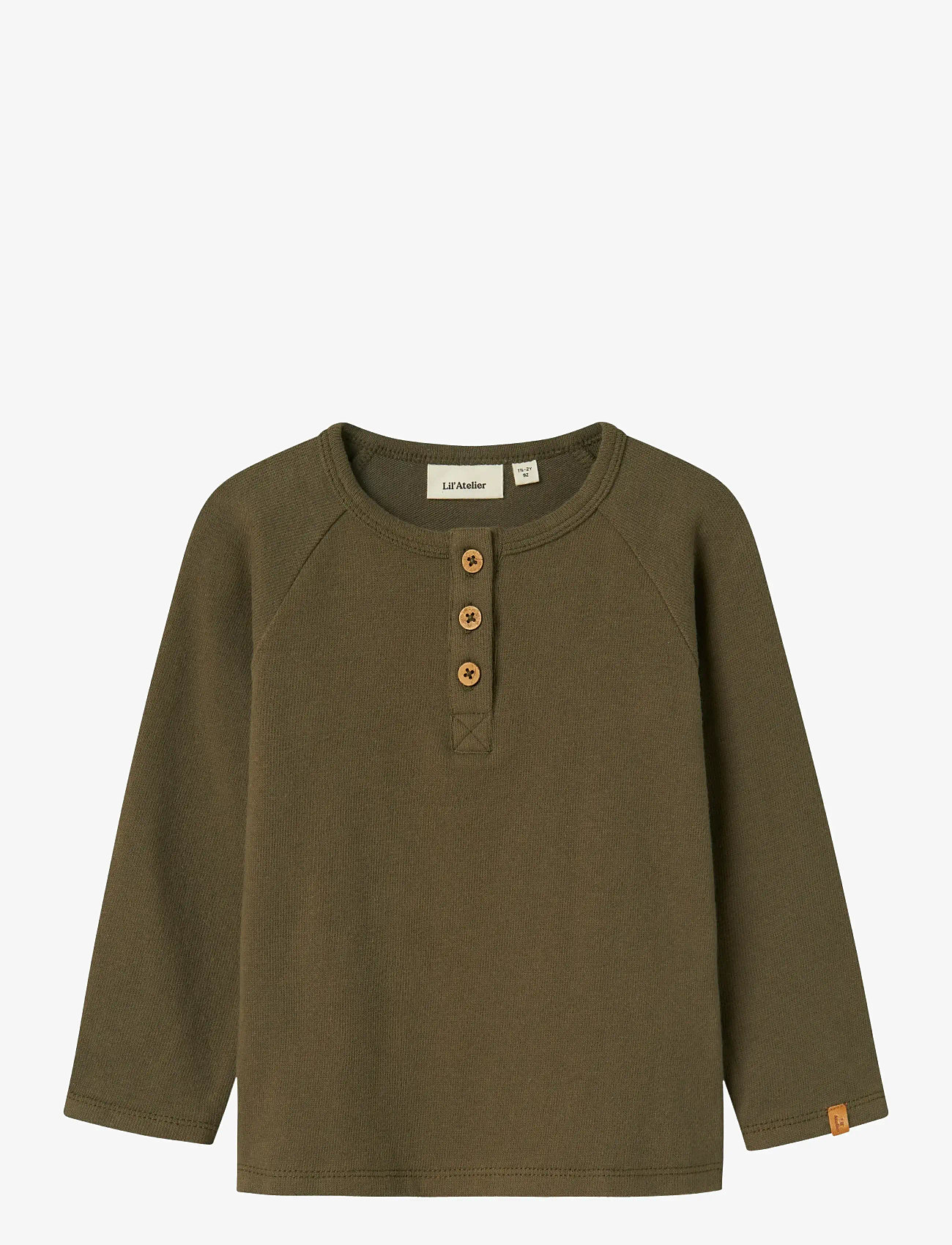 Lil'Atelier - NMMLUNO LS SLIM TOP LIL - långärmade t-shirts - sea turtle - 0