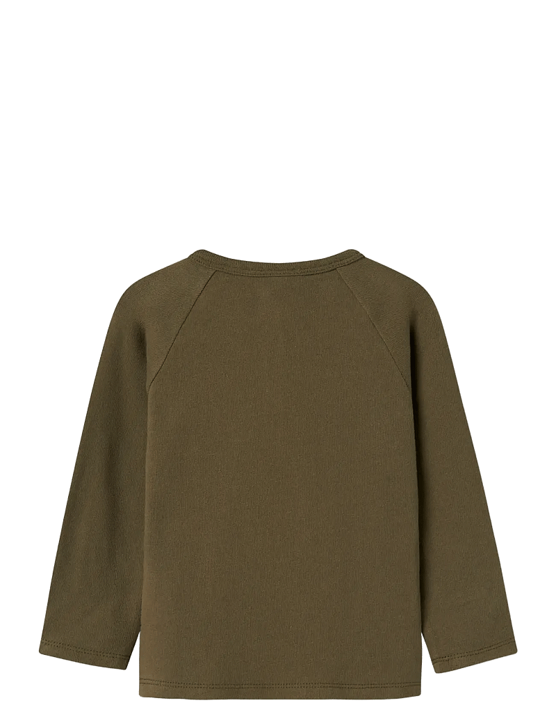 Lil'Atelier - NMMLUNO LS SLIM TOP LIL - långärmade t-shirts - sea turtle - 1