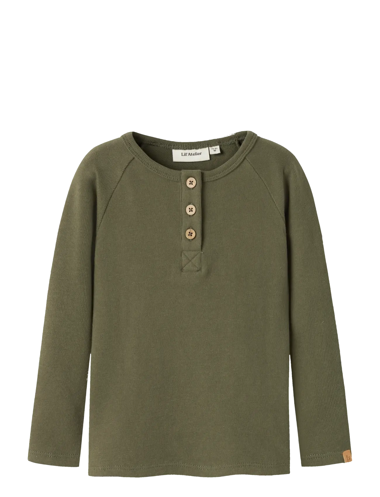 Lil'Atelier NMMLUNO LS SLIM TOP LIL - Riided - WINTER MOSS / khaki/green