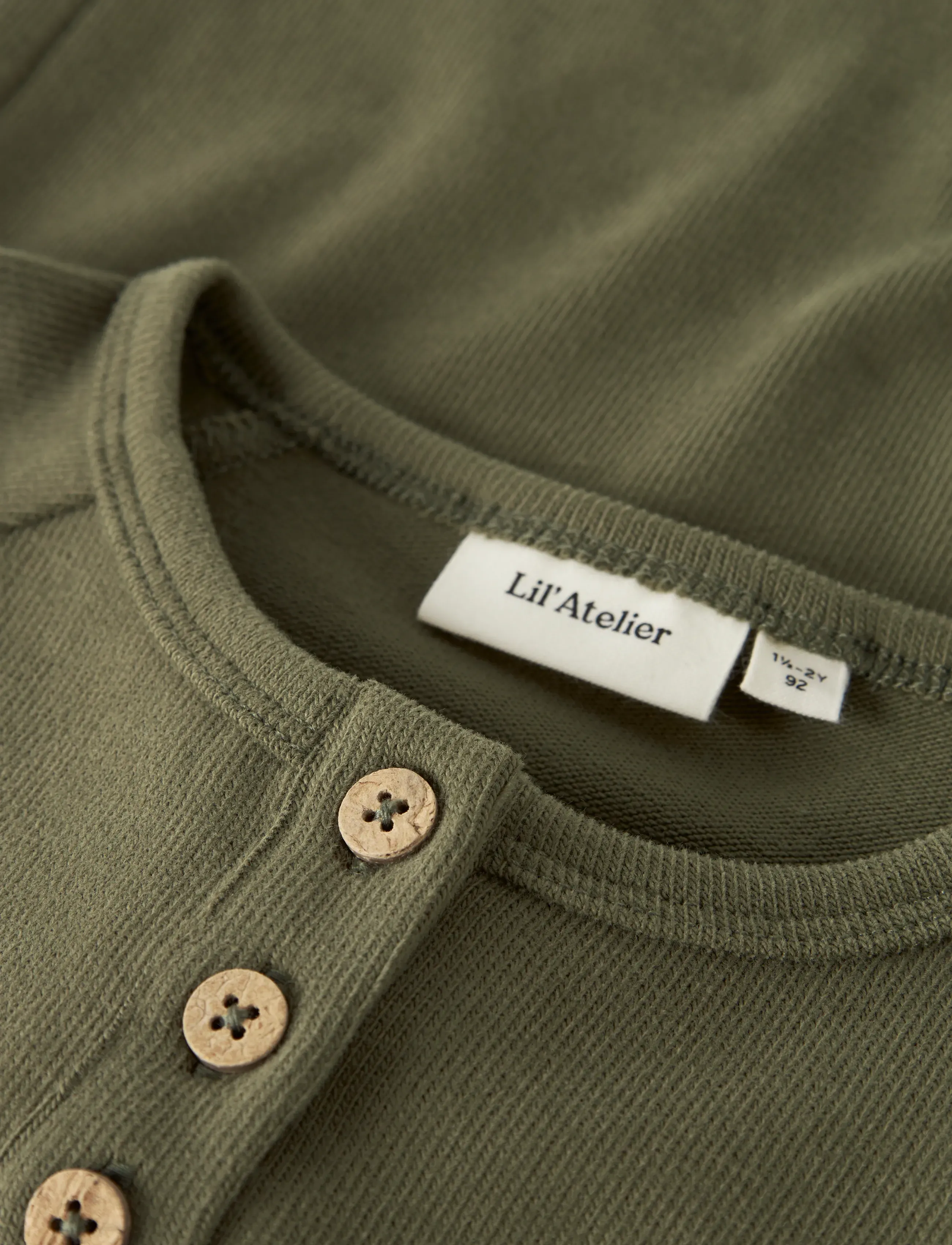 Lil'Atelier - NMMLUNO LS SLIM TOP LIL - winter moss - 2