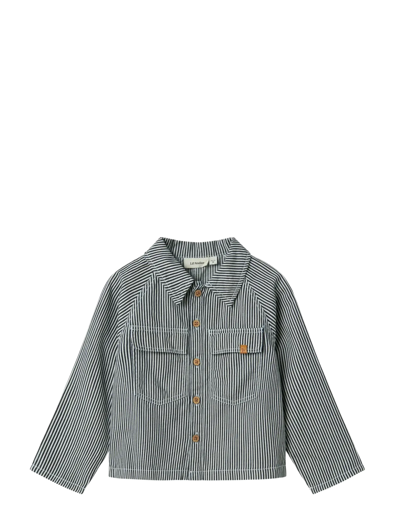 Lil'Atelier NMMKASPER LS LOOSE TWI SHIRT 4021-CM LIL - Jacken - DARK BLUE DENIM / multi