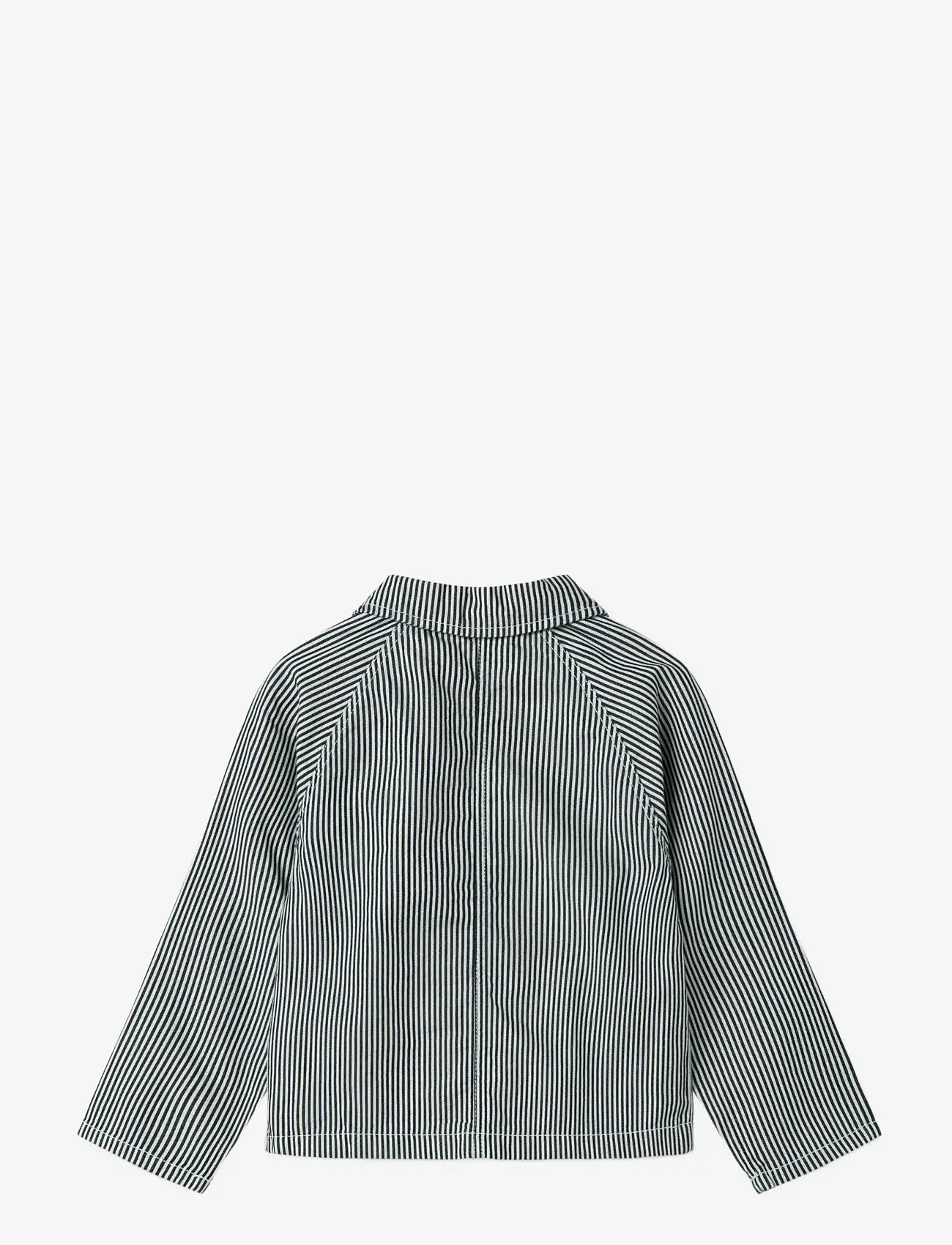 Lil'Atelier - NMMKASPER LS LOOSE TWI SHIRT 4021-CM LIL - lette jakker - dark blue denim - 2