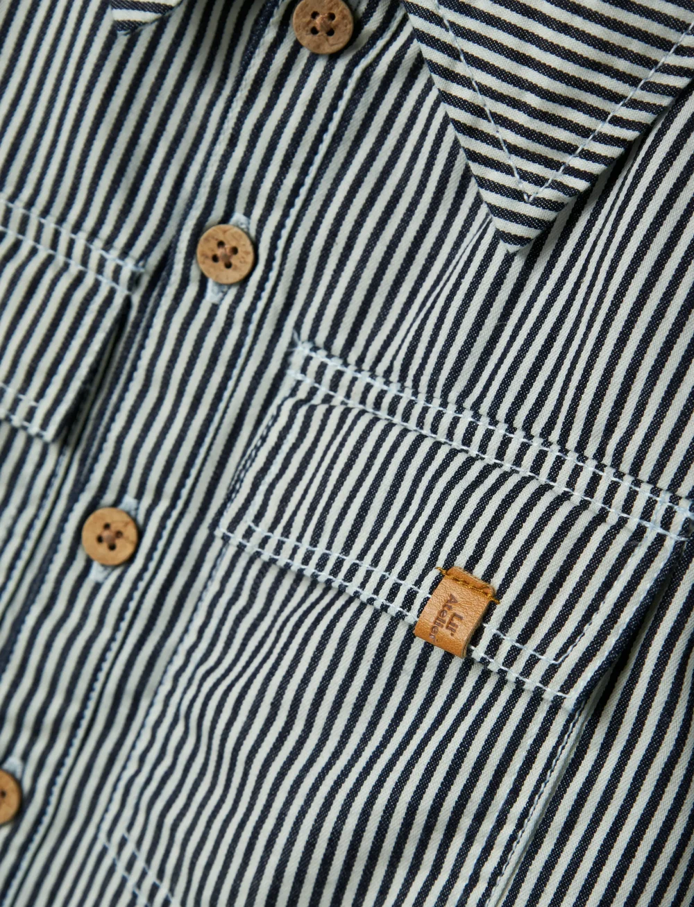 Lil'Atelier - NMMKASPER LS LOOSE TWI SHIRT 4021-CM LIL - tunna jackor - dark blue denim - 3