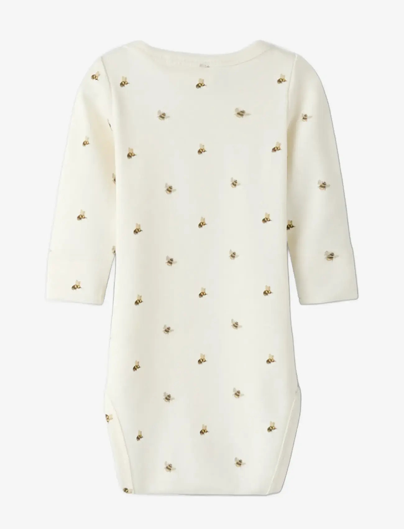 Lil'Atelier - NBNGAYO GUS LS SLIM BODY LIL - långärmade bodies - coconut milk - 1