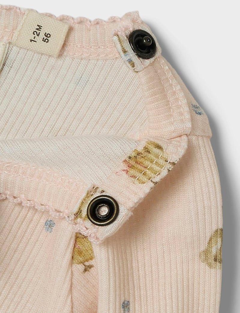 Lil'Atelier - NBFLAVO KIS LS SLIM BODY LIL - langärmelige bodys - morganite - 2