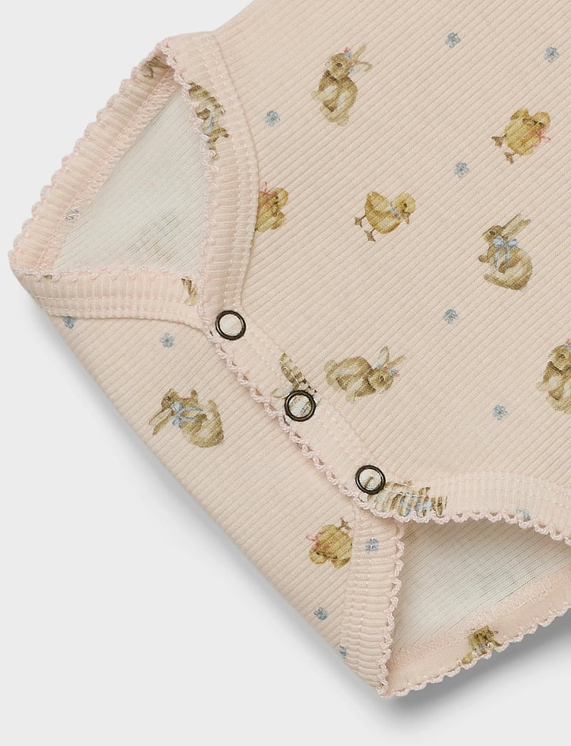 Lil'Atelier - NBFLAVO KIS LS SLIM BODY LIL - langärmelige bodys - morganite - 3