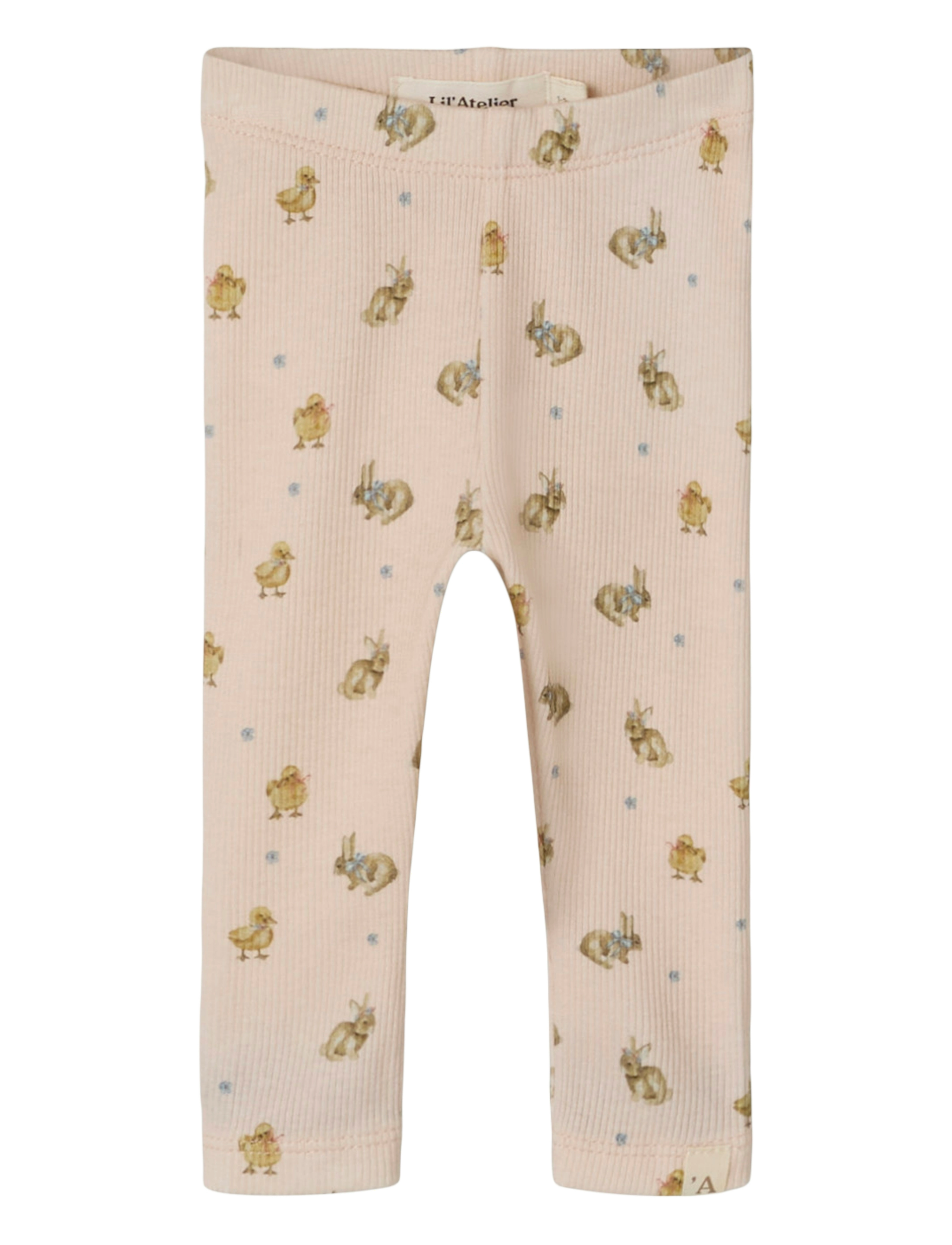 Lil'Atelier NBFLAVO KIS SLIM LEGGING LIL - Underdele - MORGANITE / beige