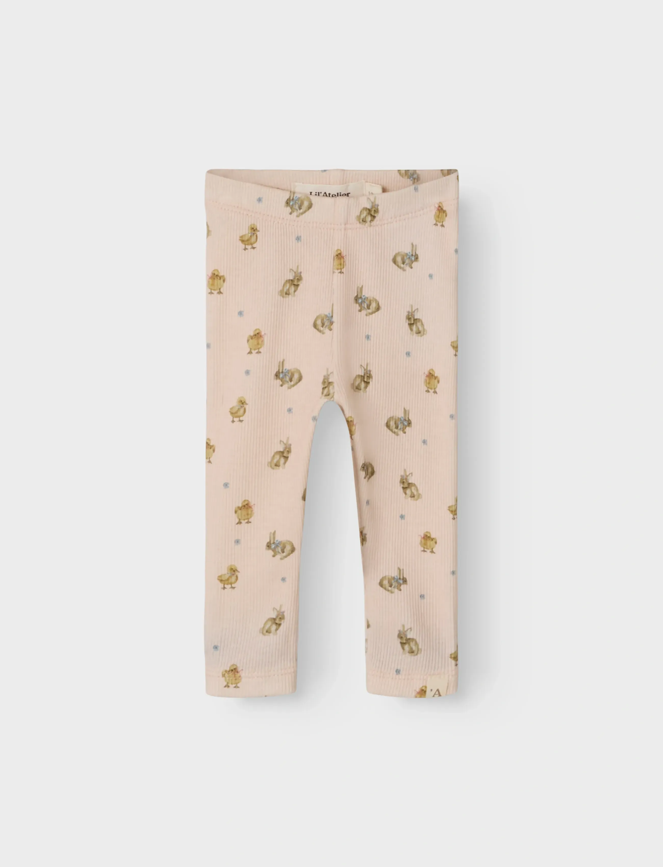 Lil'Atelier NBFLAVO KIS SLIM LEGGING LIL - Leggings - MORGANITE / beige