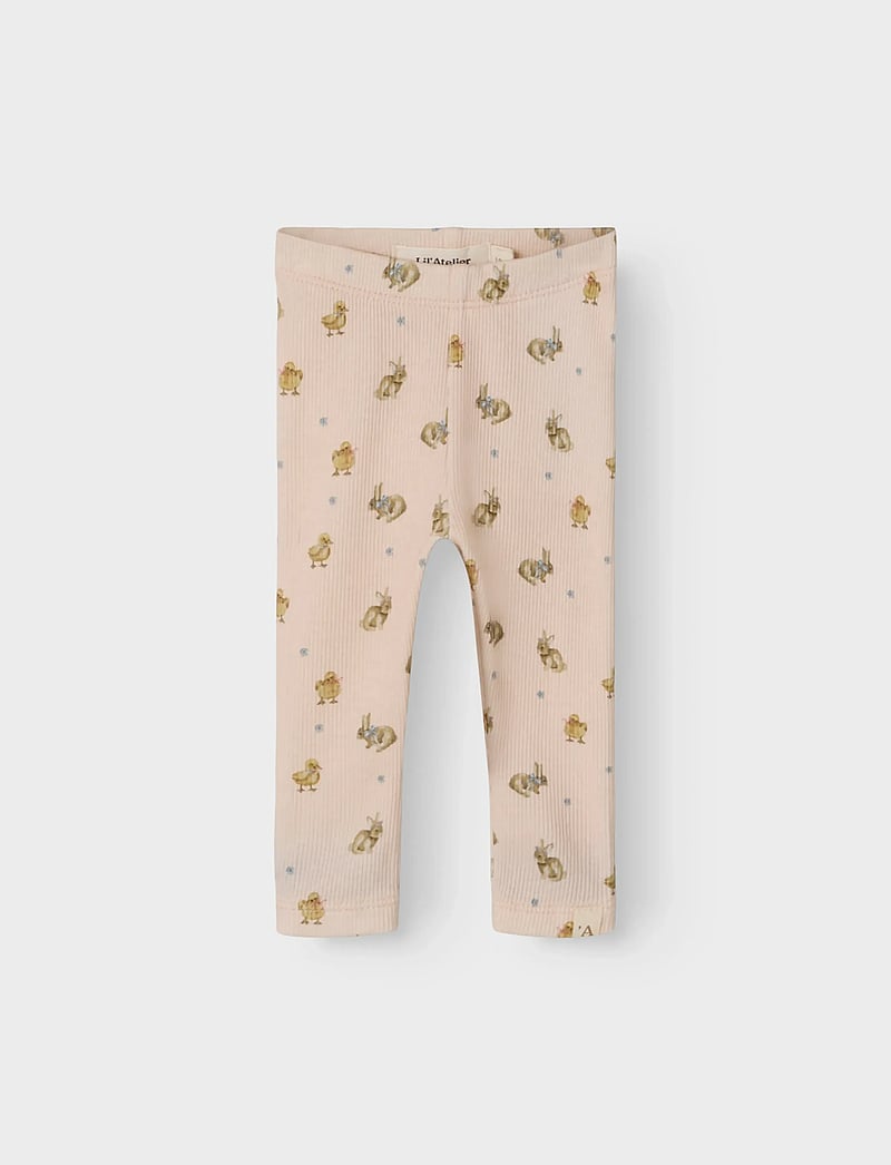 Lil'Atelier - NBFLAVO KIS SLIM LEGGING LIL - leggings - morganite - 0