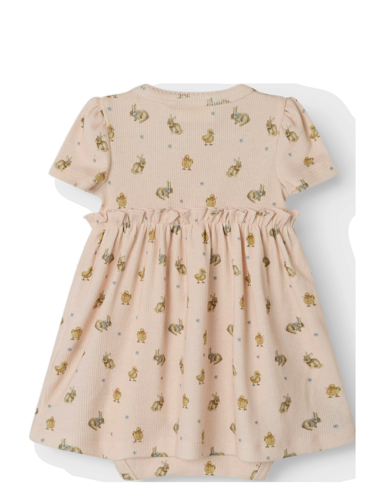 Lil'Atelier - NBFLAVO KIN SS BODY DRESS LIL - kurzärmelige babykleider - morganite - 2