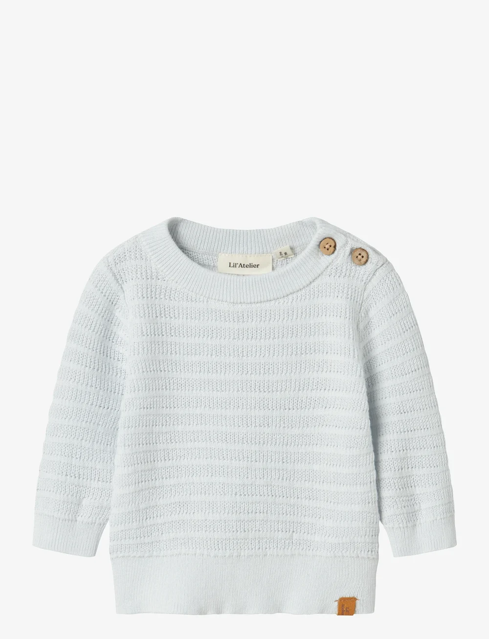 Lil'Atelier - NBNFREJO LS KNIT LIL - neulepuserot - ancient water - 0