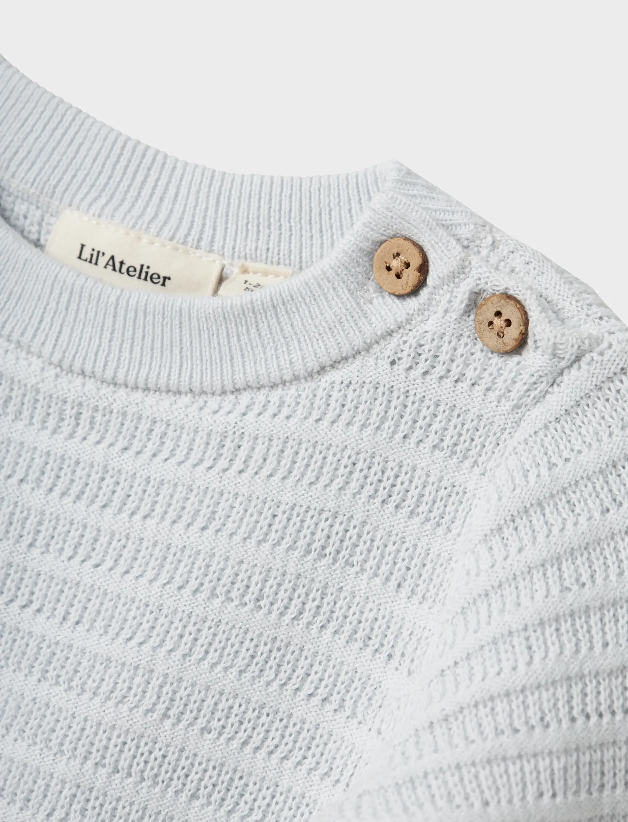 Lil'Atelier - NBNFREJO LS KNIT LIL - ancient water - 3
