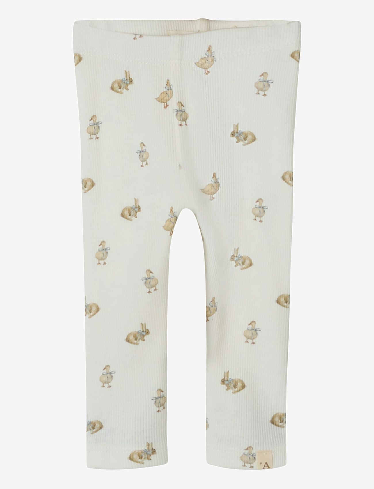 Lil'Atelier - NBNLAVO EMO SLIM LEGGINGS LIL - leggings - coconut milk - 0