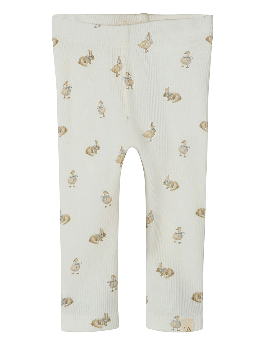 Lil'Atelier - NBNLAVO EMO SLIM LEGGINGS LIL - coconut milk - 0