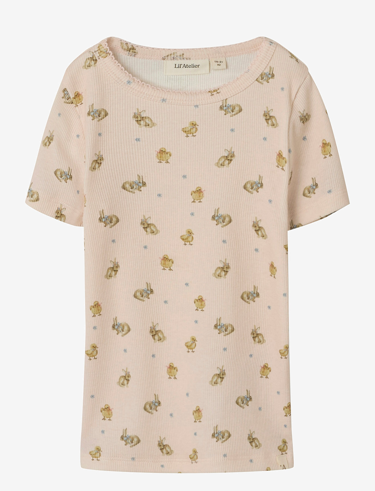 Lil'Atelier - NMFLAVO KIS SS SLIM TOP LIL - kurzärmelige - morganite - 1