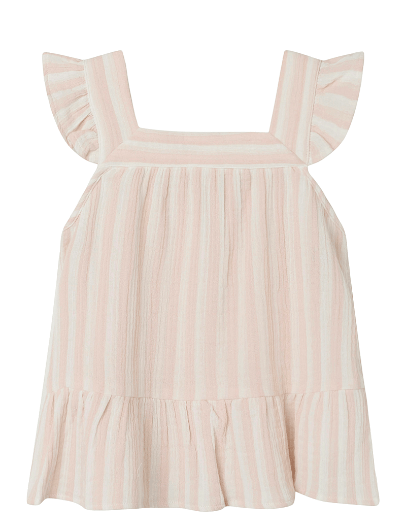 Lil'Atelier - NMFFEMKE STRAP LOOSE TOP LIL - bluser & tunikaer - coconut milk - 0