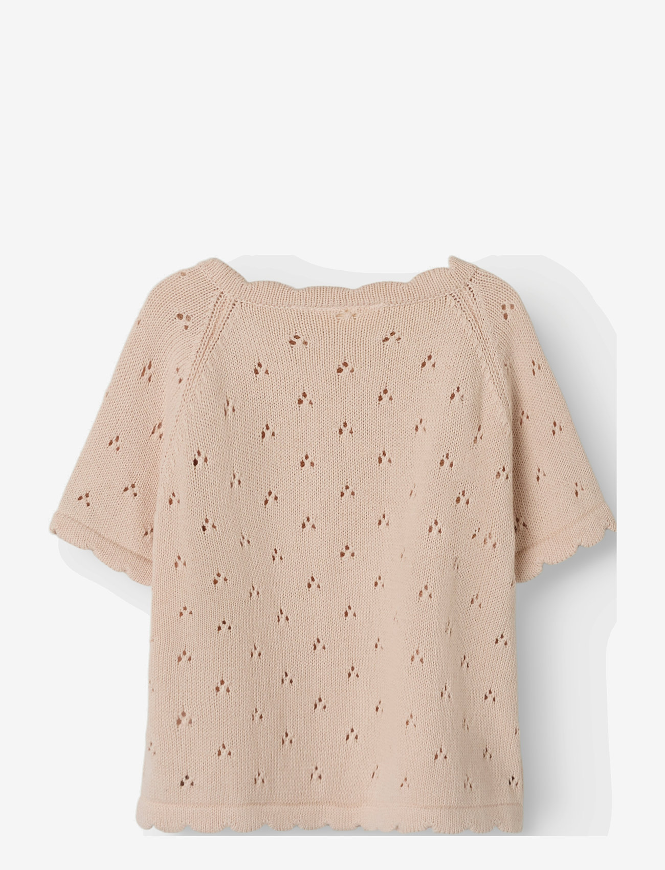 Lil'Atelier - NMFJOLA SS LOOSE KNIT LIL - stickade tröjor - morganite - 1