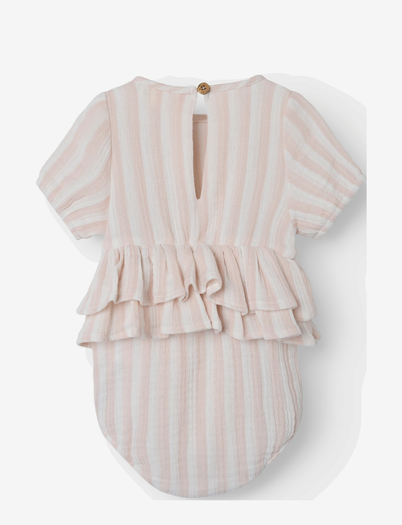 Lil'Atelier - NBFFEMKE SS LOOSE SUIT LIL - kortærmede bodyer - coconut milk - 1