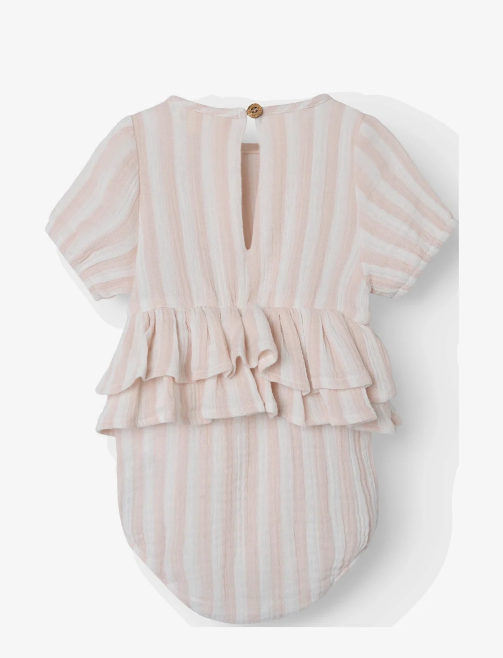 Lil'Atelier - NBFFEMKE SS LOOSE SUIT LIL - kurzärmelige bodys - coconut milk - 1