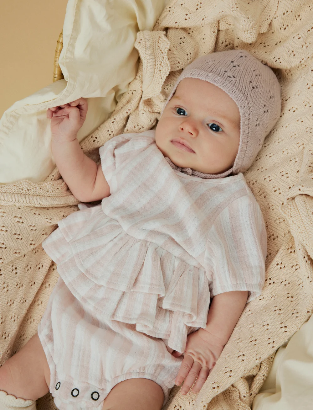 Lil'Atelier - NBFFEMKE SS LOOSE SUIT LIL - kurzärmelige bodys - coconut milk - 4