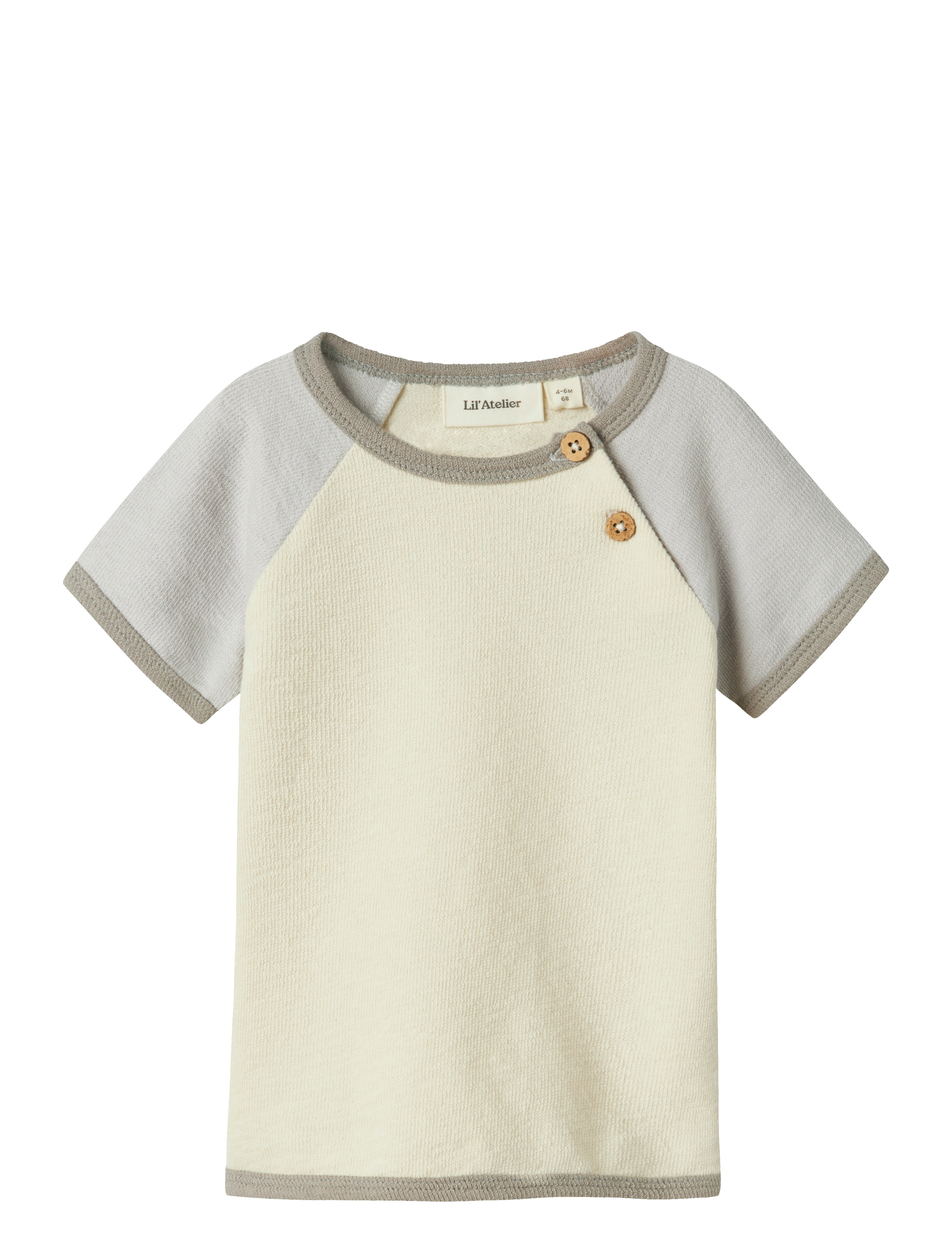 LIL'ATELIER Nbmnunan Ss Loose Oberteil Lil Grau - 56 - Kinder