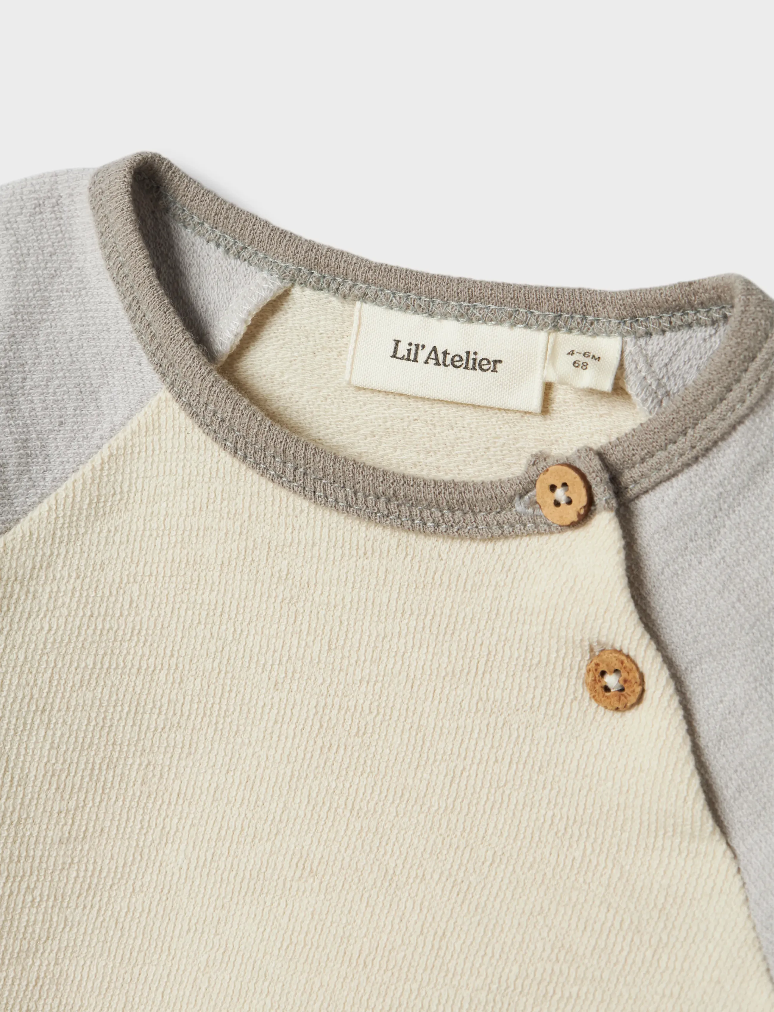 Lil'Atelier - NBMNUNAN SS LOOSE TOP LIL - kurzärmelige - turtledove - 3