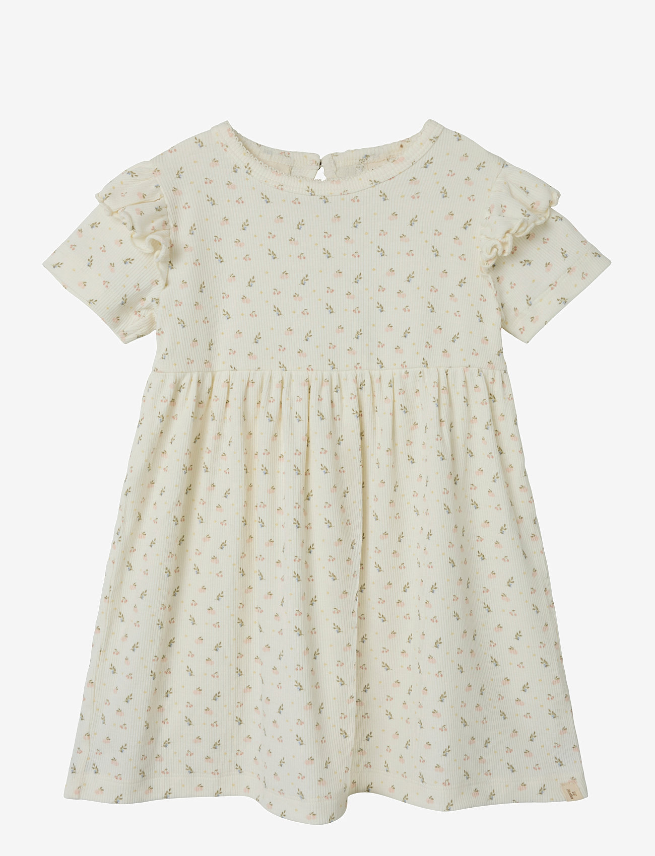 Lil'Atelier - NMFGAGO KIV SS DRESS LIL - kurzärmelige freizeitkleider - coconut milk - 0