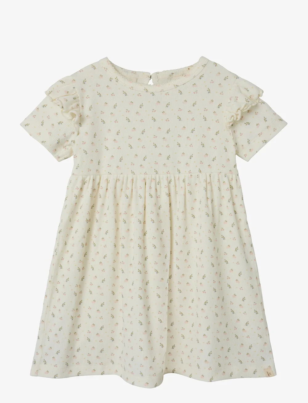 Lil'Atelier - NMFGAGO KIV SS DRESS LIL - kurzärmelige freizeitkleider - coconut milk - 0