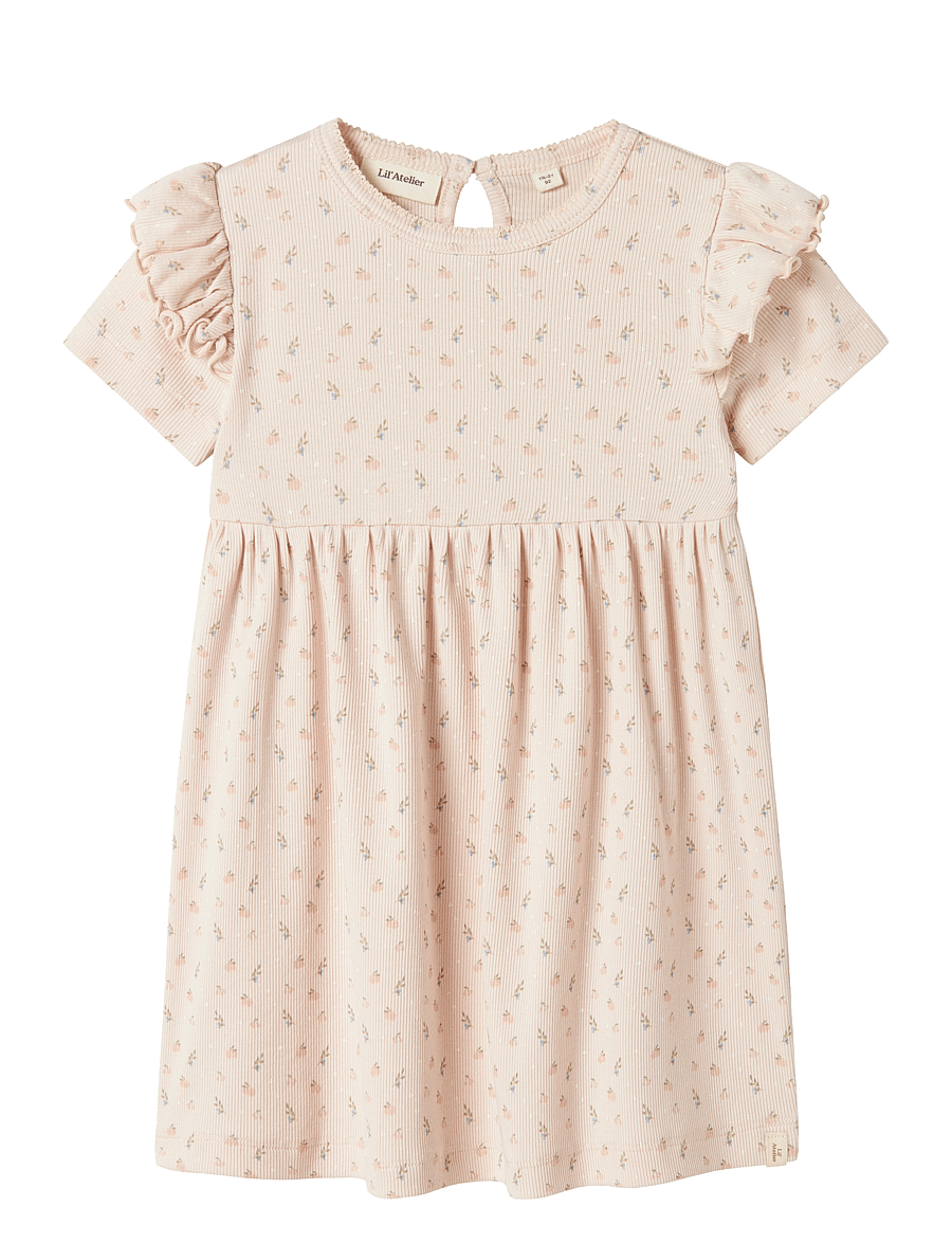 Lil'Atelier - NMFGAGO KIV SS DRESS LIL - peach blush - 0