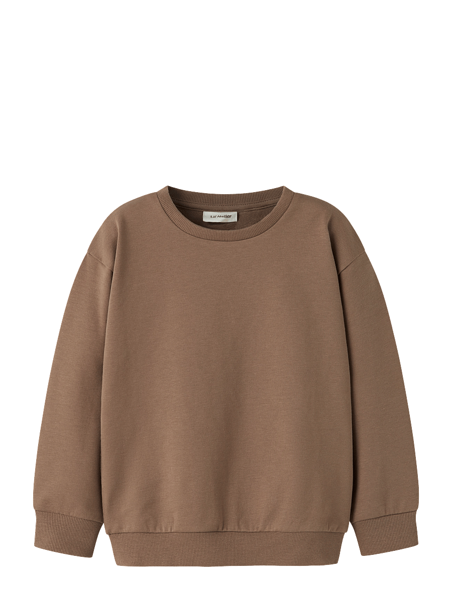 Lil'Atelier - NMNOMAS LS LOOSE SWEAT LIL - coca mocha - 0