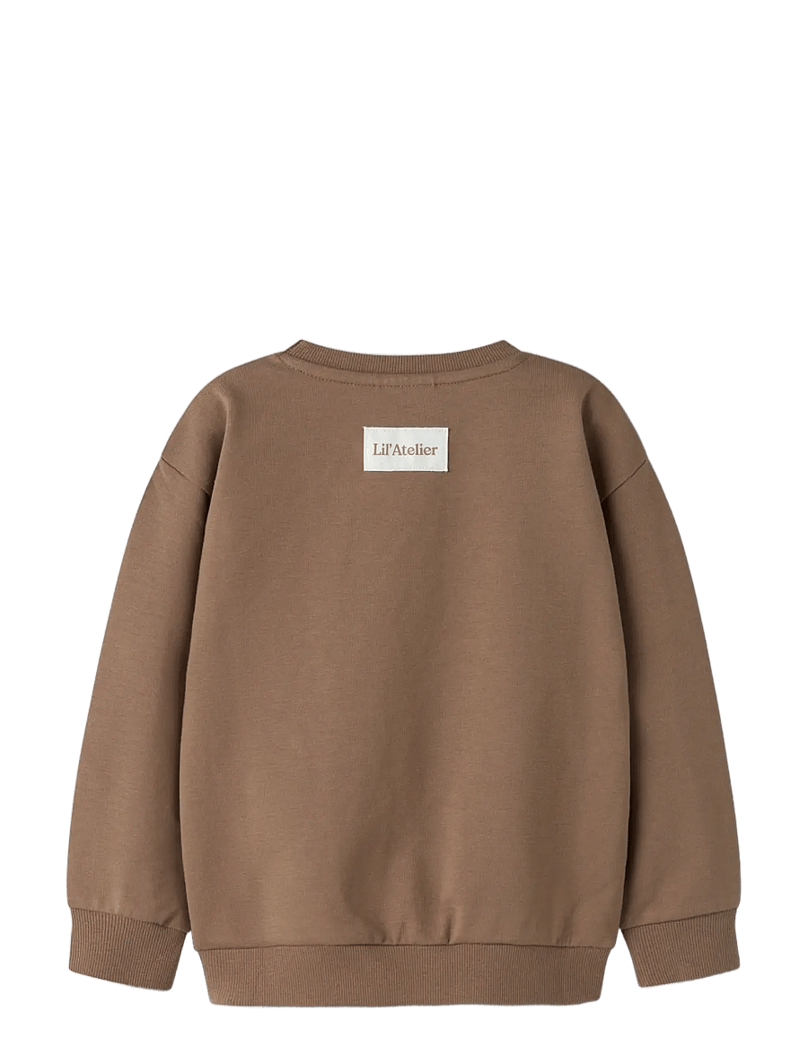 Lil'Atelier - NMNOMAS LS LOOSE SWEAT LIL - coca mocha - 1