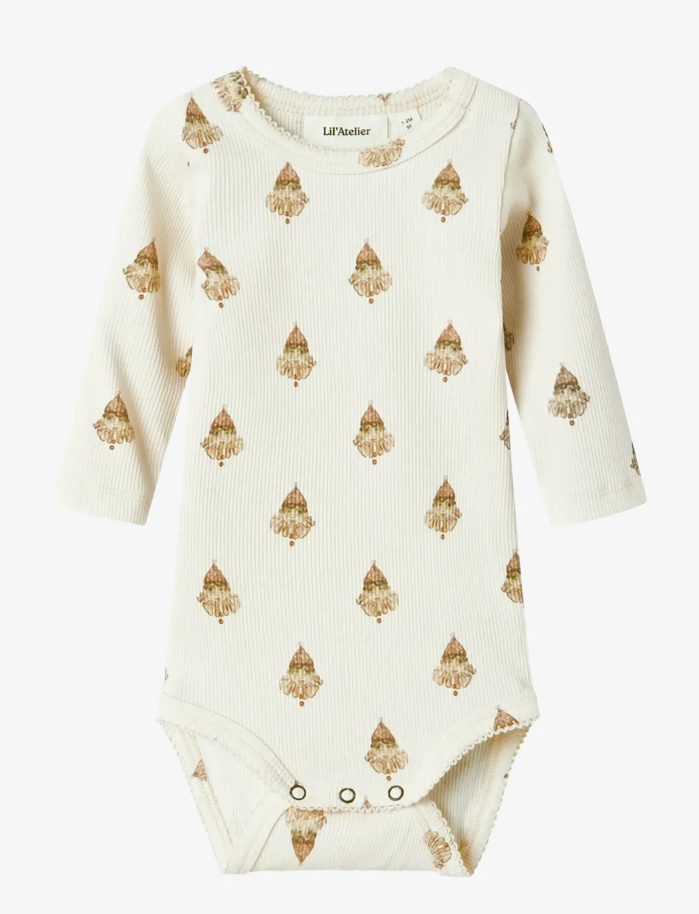 Lil'Atelier - NBFLAVO EGE LS SLIM BODY LIL - langärmelig - pastel parchment - 0