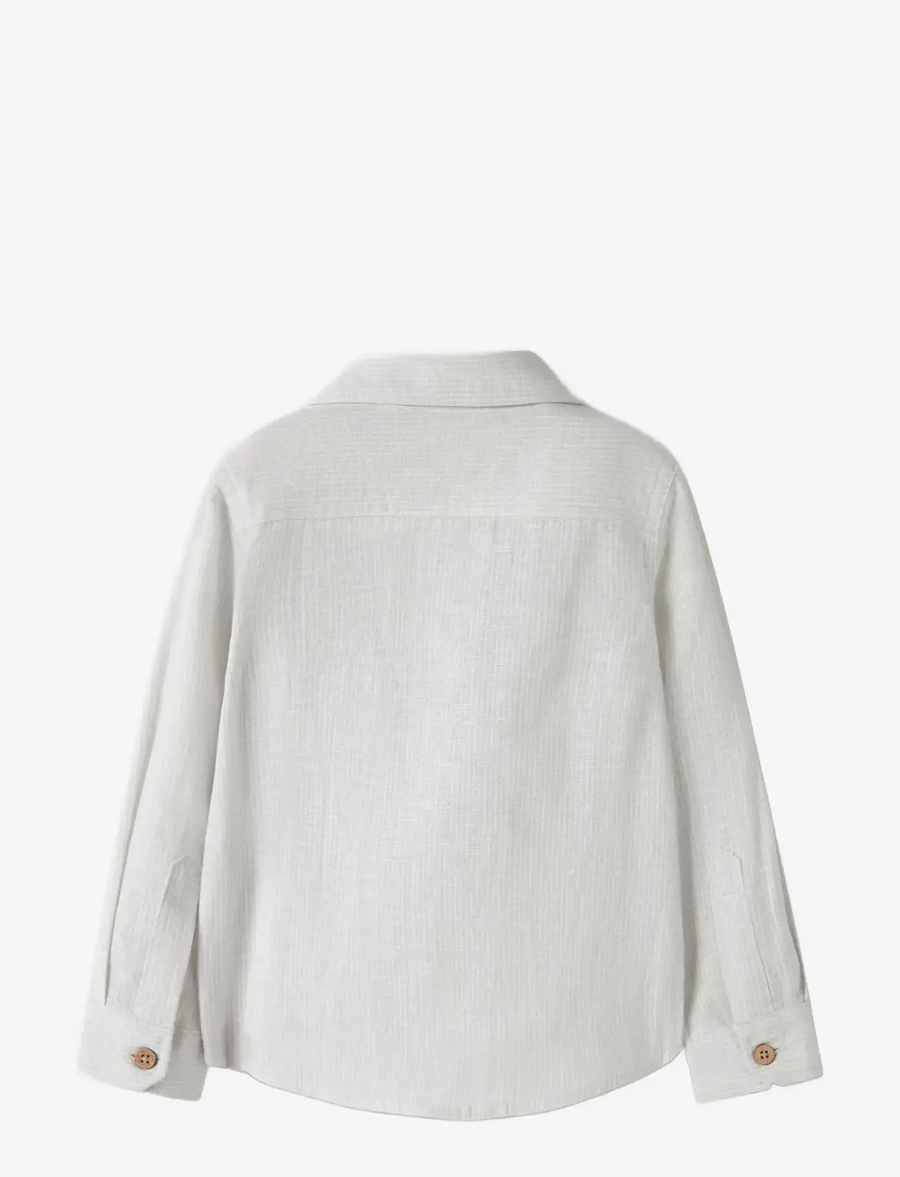 Lil'Atelier - NMMJESPER LS SHIRT LIL - long-sleeved shirts - gray dawn - 1