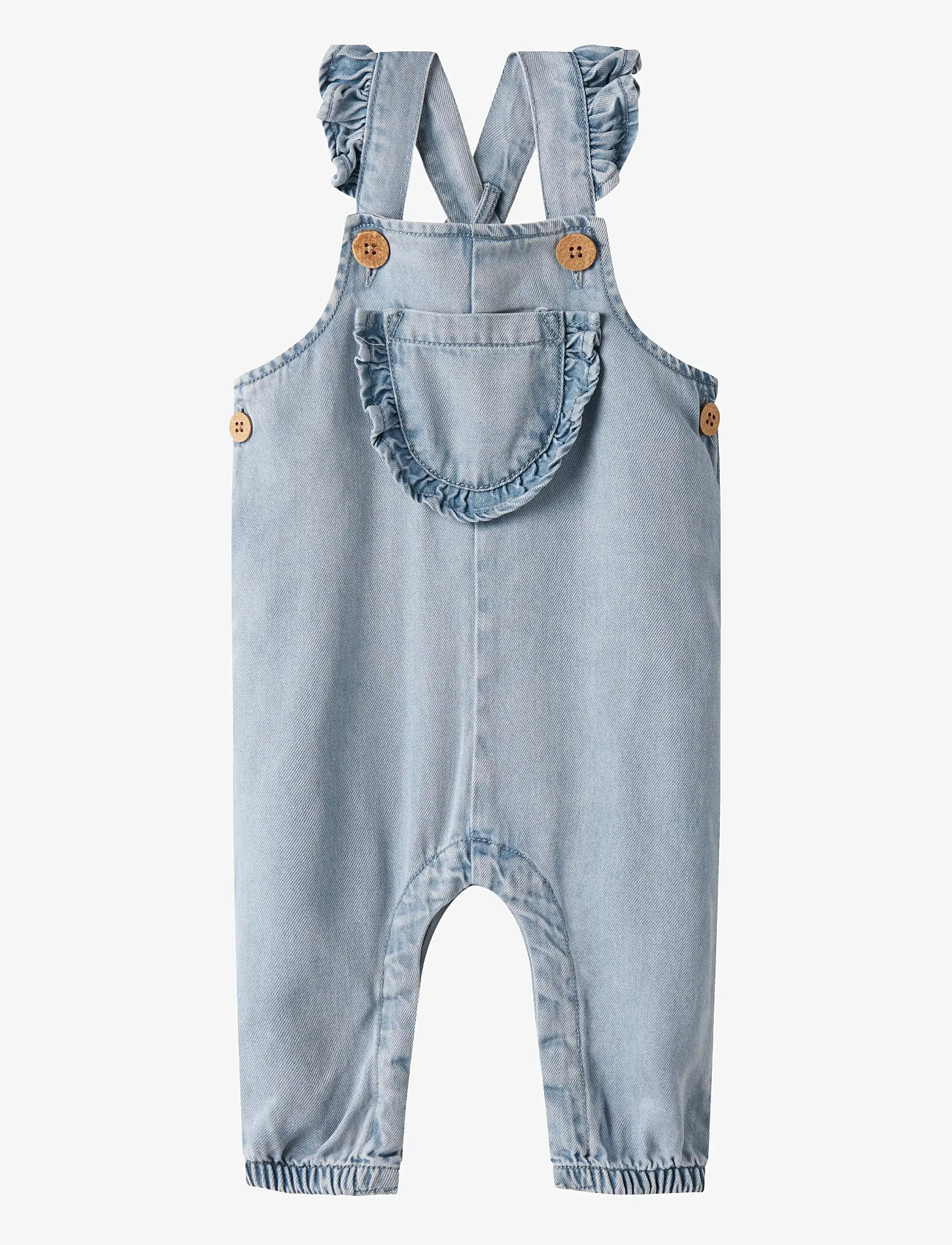Lil'Atelier - NBFHOLLY LOOSE OVERALL 2088-SV H LIL - kelnės su petnešomis - medium blue denim - 0