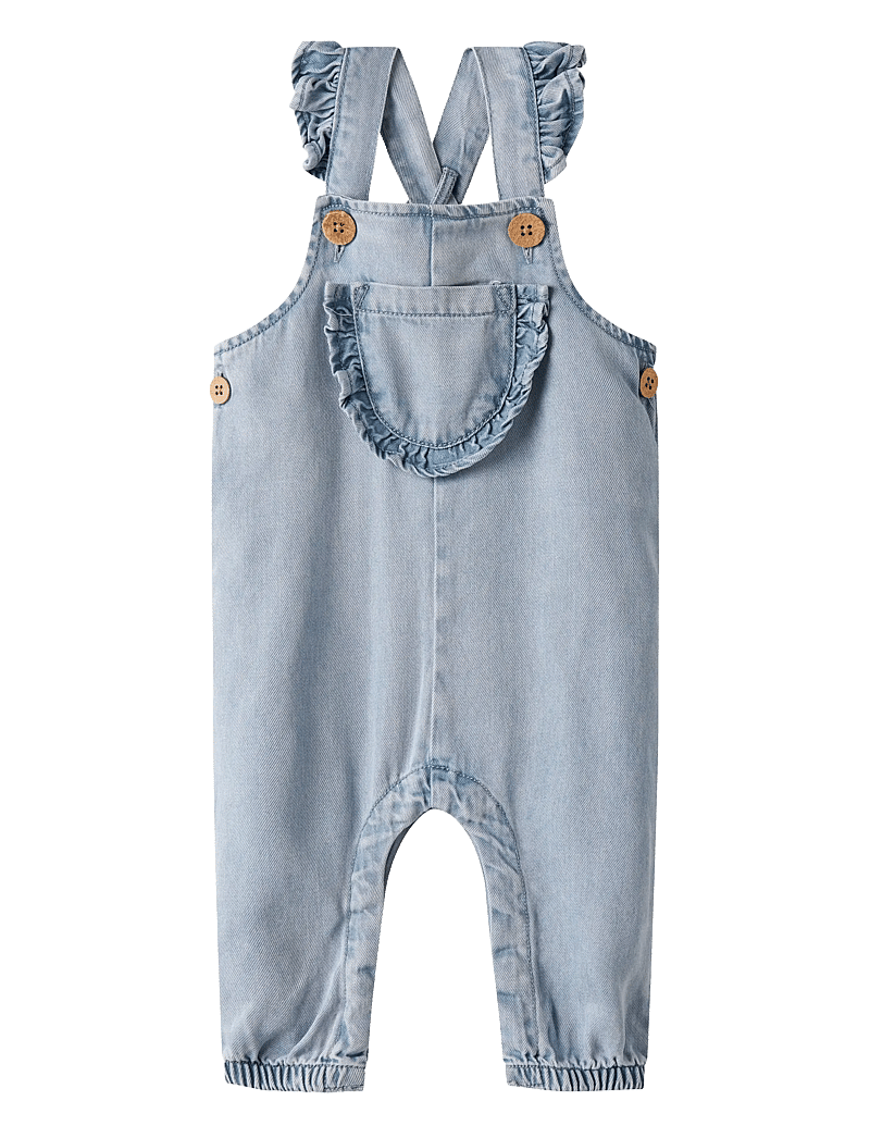 Lil'Atelier - NBFHOLLY LOOSE OVERALL 2088-SV H LIL - kelnės su petnešomis - medium blue denim - 0