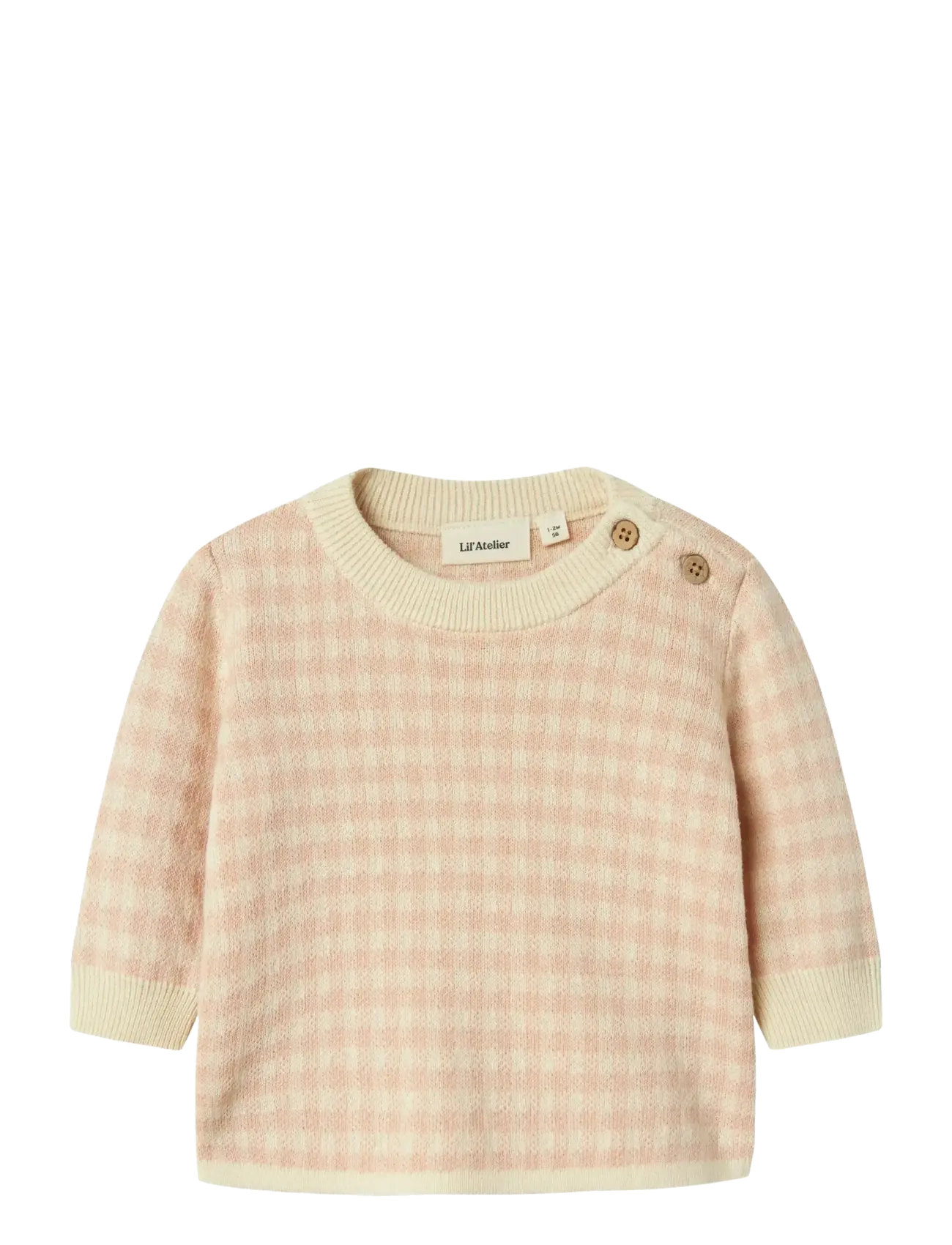 Lil'Atelier NBFNADIE LS LOOSE KNIT LIL - 4 for 3 - CAMEO ROSE / pink/rose