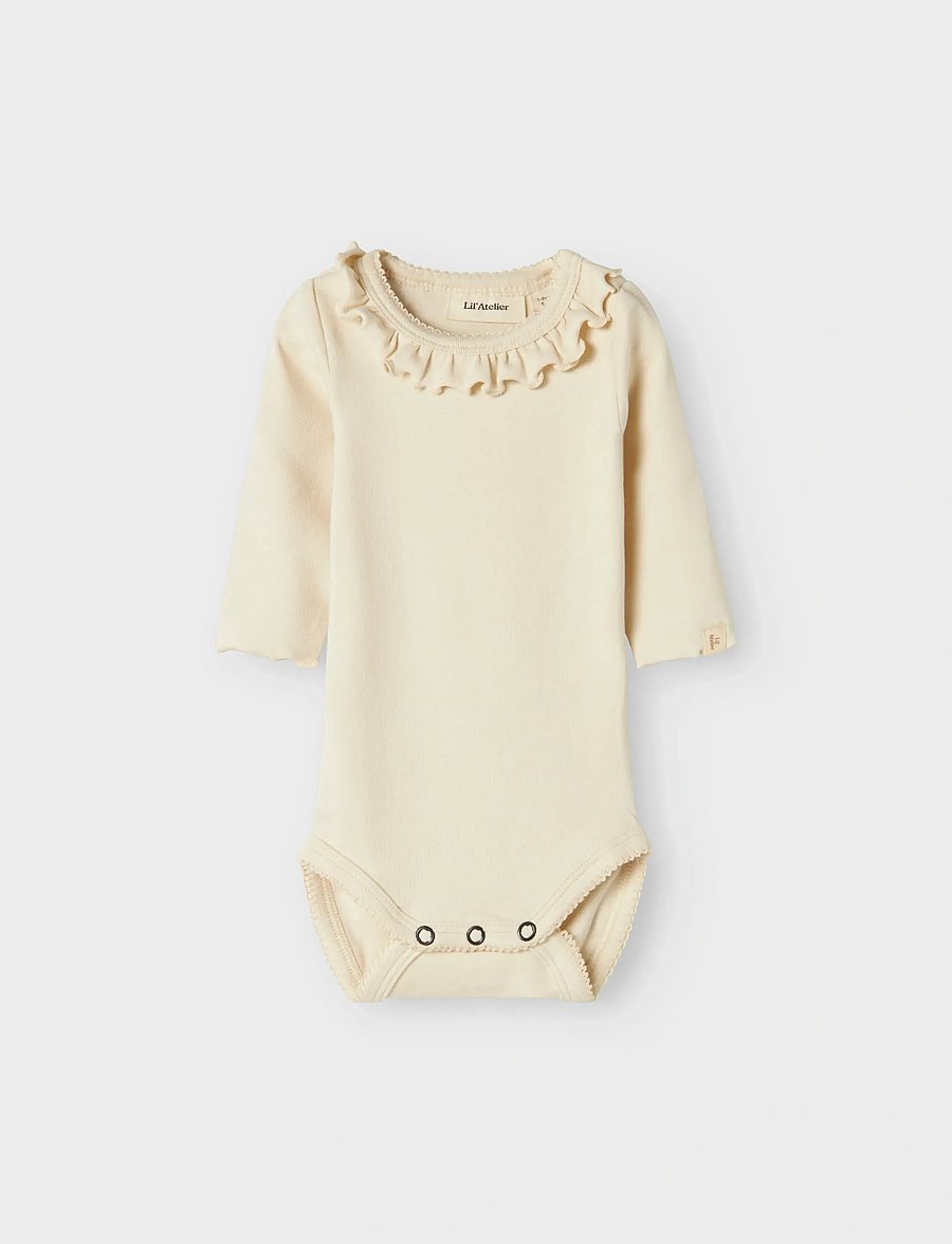 Lil'Atelier - NBFGAYO KOJ LS SLIM BODY LIL - turtledove - 0