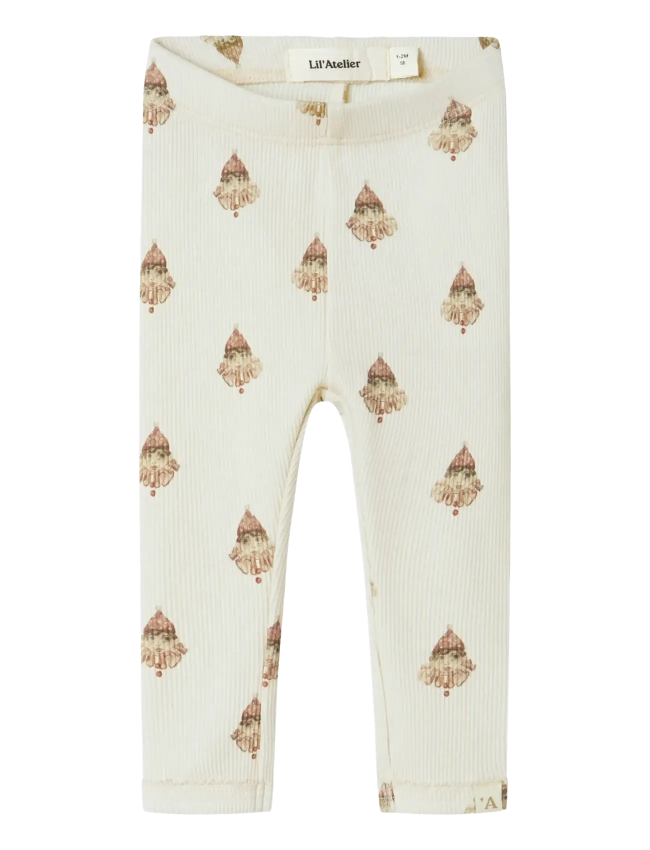 Lil'Atelier NBFLAVO EKI SLIM LEGGING LIL - 4 for 3 - PASTEL PARCHMENT / cream